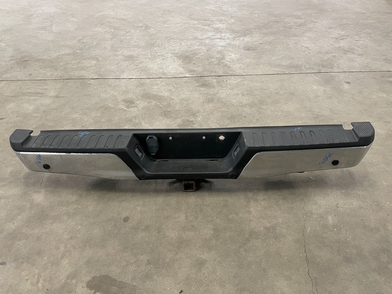 15 16 17 Ford F150 Rear Complete Chrome Bumper Cover W/PDC Sensor 1553 OEM