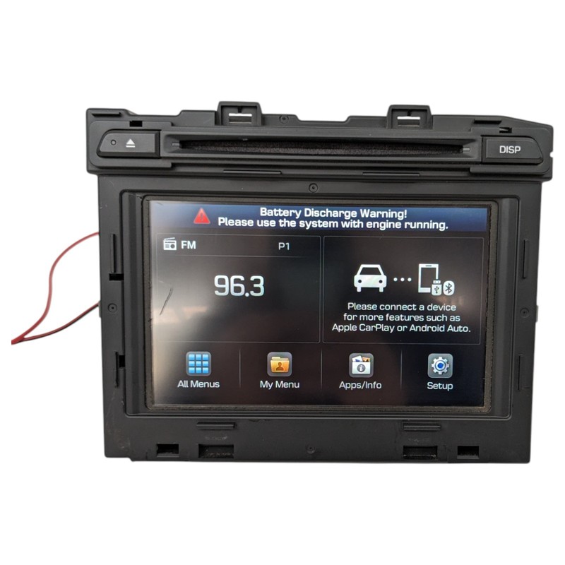 2016-2017 Hyundai Sonata Information Display Screen CD Player 96160-C20004X OEM