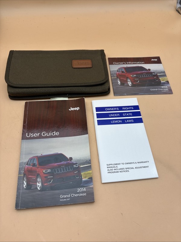 2014 JEEP GRAND CHEROKEE OWNERS MANUAL Laredo, Limited, Overland Summit SRT,Case