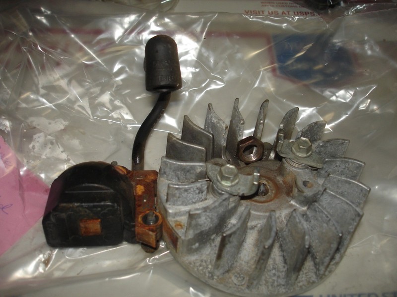 Strikemaster Mag 2000 coil withfly wheel ice auger part bin 336