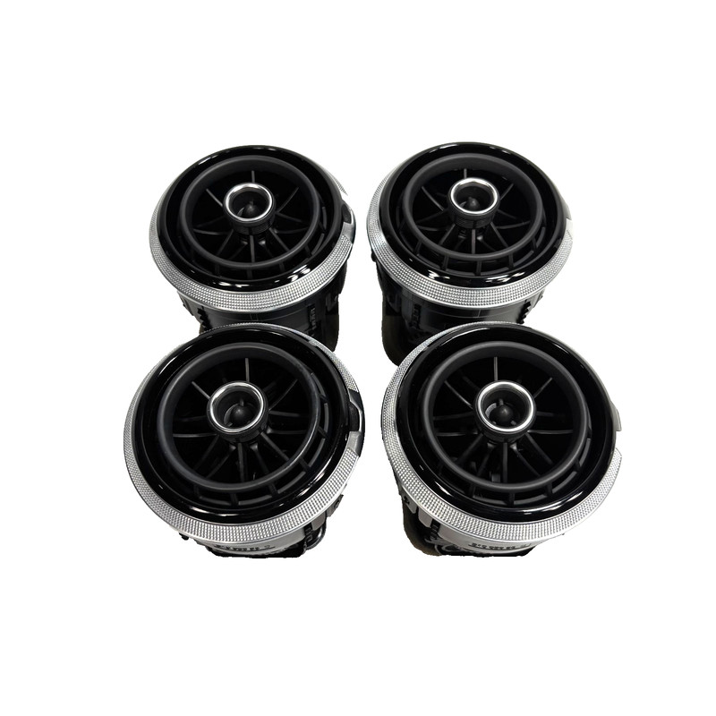 📌 2015 – 2017 AUDI A3 DASHBOARD AIR VENT INTERIOR TRIM SET OF 4 8V0820901C OEM