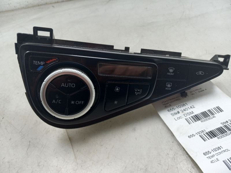 18-19 TOYOTA PRIUS C 1.5L TEMPERATURE CONTROL SWITCH