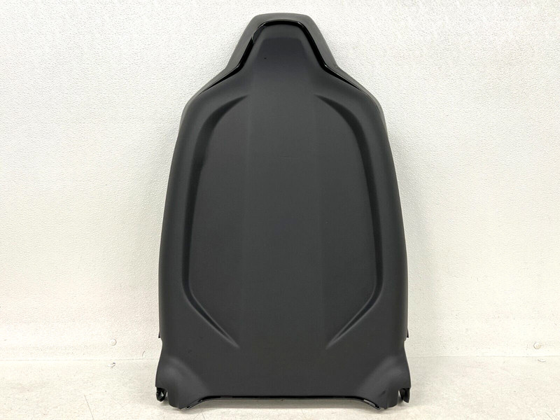 ⭐2012-2016 TESLA MODEL S FRONT RIGHT PASS SEAT BACK COVER TRIM BLACK OEM LOT2509