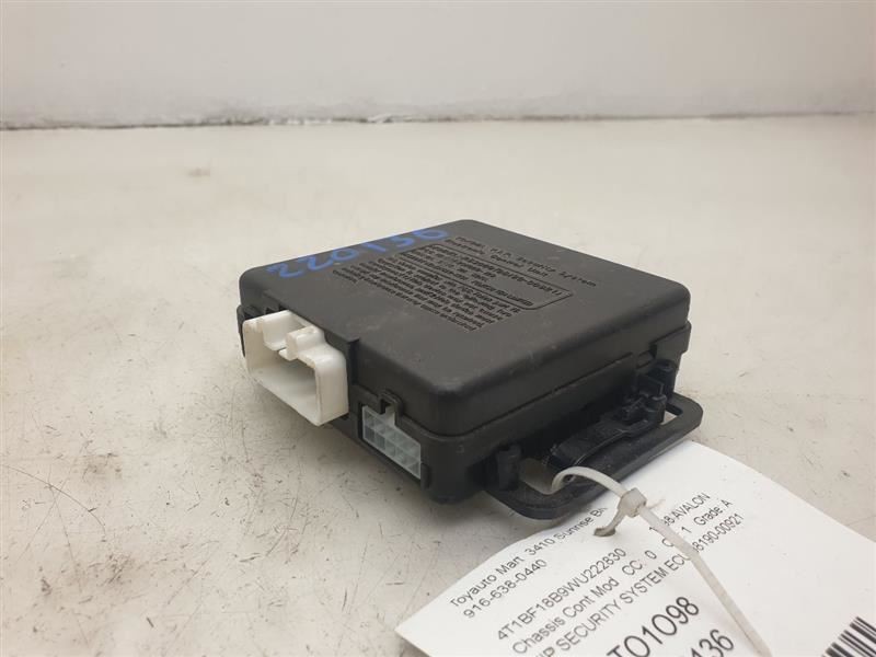 1998 TOYOTA AVALON VIP SECURITY SYSTEM CONTROL MODULE ECM ASSEMBLY