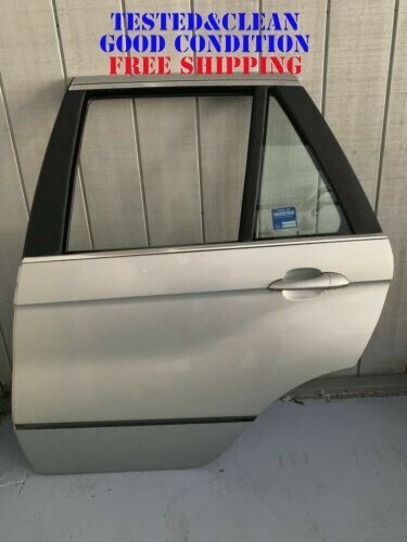 2000 - 2006 BMW X5 E53 REAR LEFT DRIVER SIDE EXTERIOR DOOR ASSEMBLY OEM