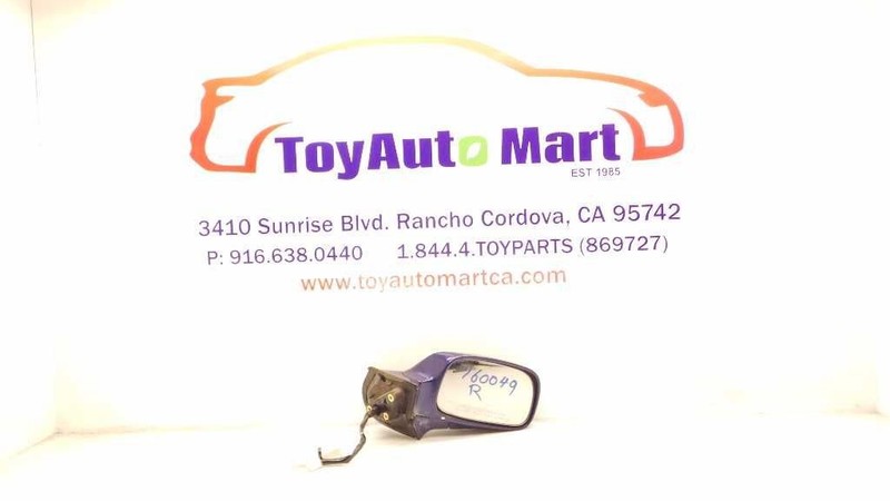 00-05 TOYOTA CELICA GT BLUE PASSENGER SIDE VIEW MIROR ASSEMBLY