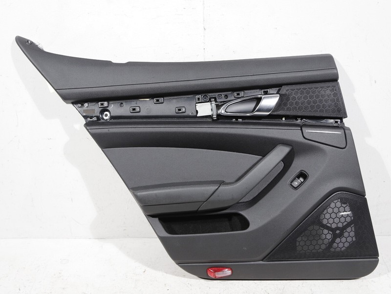 10-16 PORSCHE PANAMERA REAR LEFT SIDE INTERIOR DOOR PANEL TRIM COVER OEM ??78K