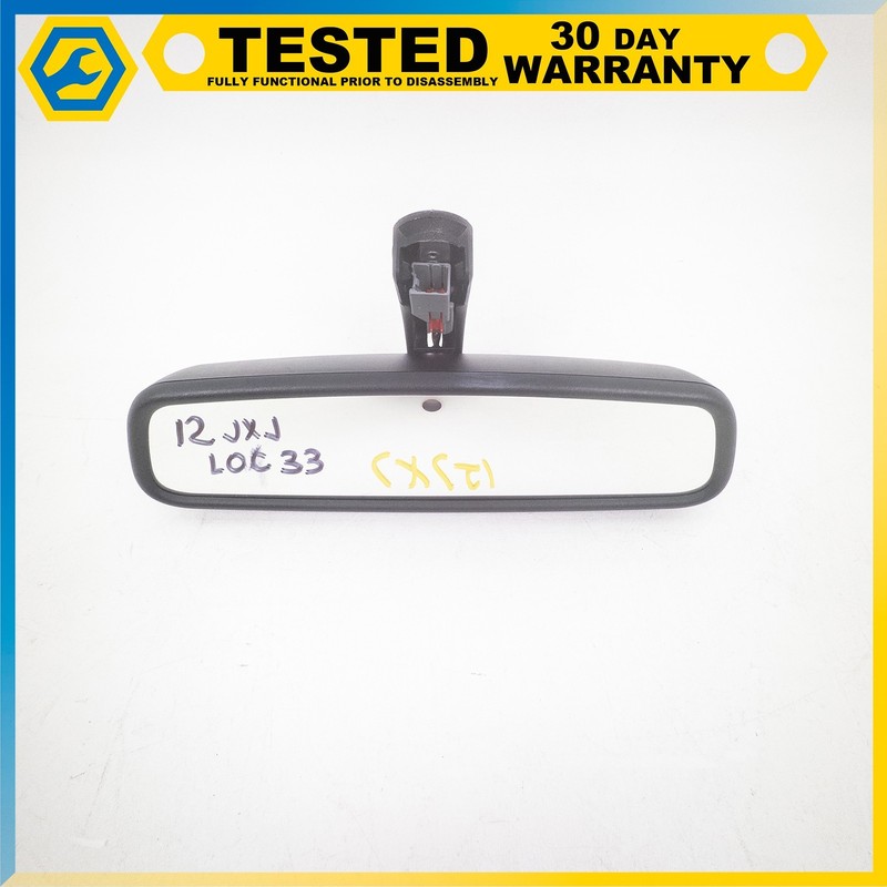 10-19 JAGUAR XJ INTERIOR REAR VIEW MIRROR BLACK OEM