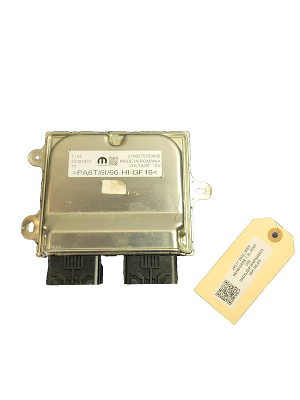 2022 Jeep Renegade Power Voltage Stabilizer Control Module Unit AWD OEM 52082451