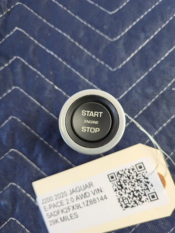 Used Oem Jaguar Engine Start Ignition Switch Button 2.0L AWD 2018-2022 E-Pace
