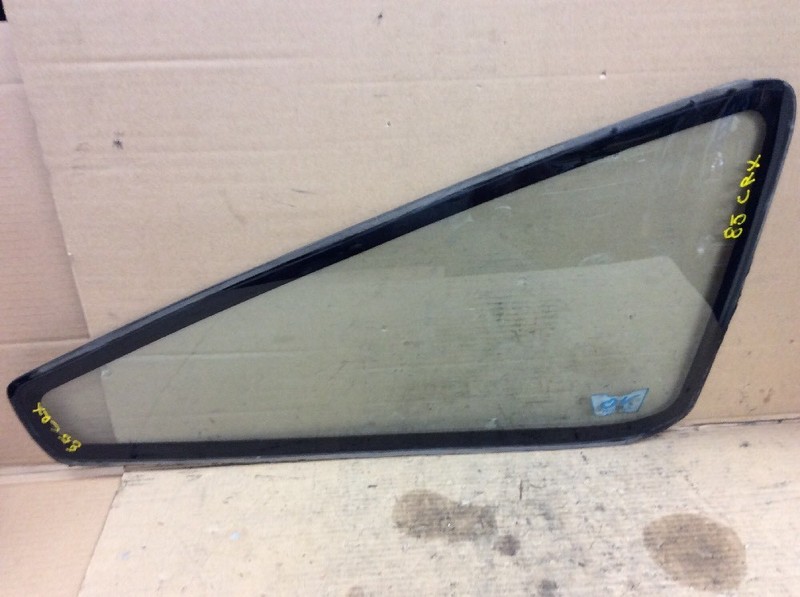 84 85 86 87 Honda CRX Coupe R Right Quarter Vent Glass Window Used OEM