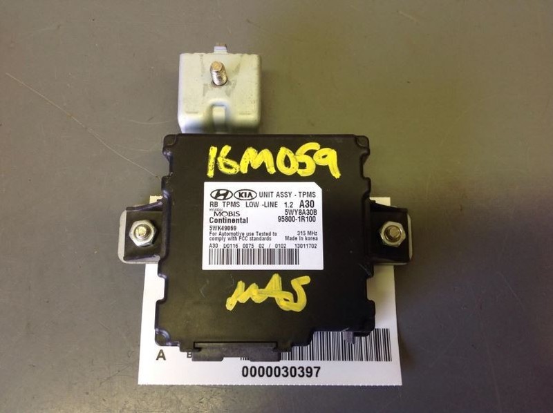 Tire Pressure Monitoring System Control Module 2012-2014 Hyundai Accent 69488
