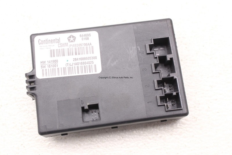 2017 2018 2019 DODGE CHARGER HEATED SEAT CONTROL MODULE 68309706AA OEM