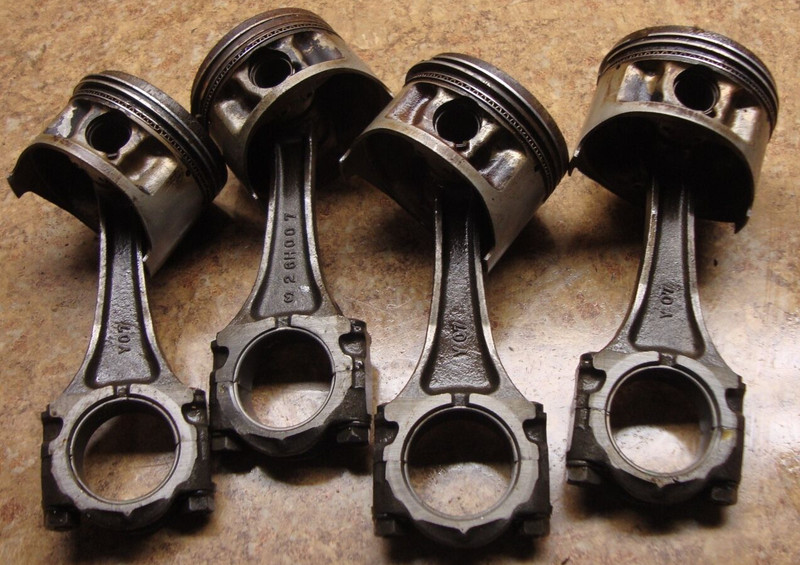 1985 Yamaha Venture XVZ1200 XVZ 1200 D Engine Pistons Rods Motor XVZ1200D 85