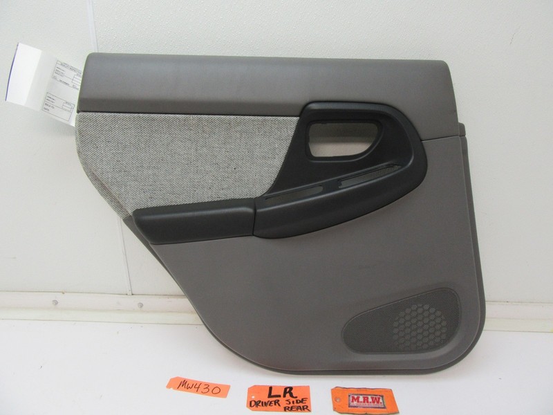 FITS 02 IMPREZA DRIVER LEFT BACK REAR DOOR PANEL INTERIOR COVER TRIM GREY L LH