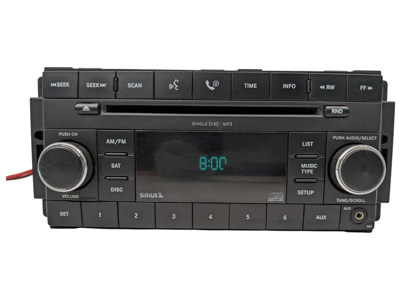 2007-2014 Chrysler Dodge Jeep AM FM Radio CD Player Aux RES OEM P05064059AJ