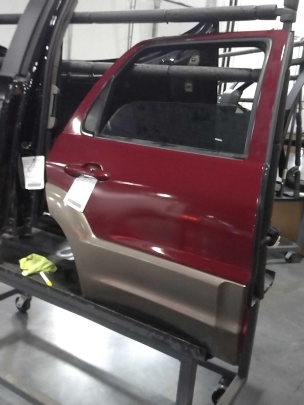 2004 Mazda Tribute Rear Right Door Red 4336 Used OEM Part 183K Miles