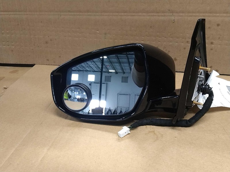 2017 Nissan Maxima Left Door Mirror Black 401487 Minor Scratches 134K Miles