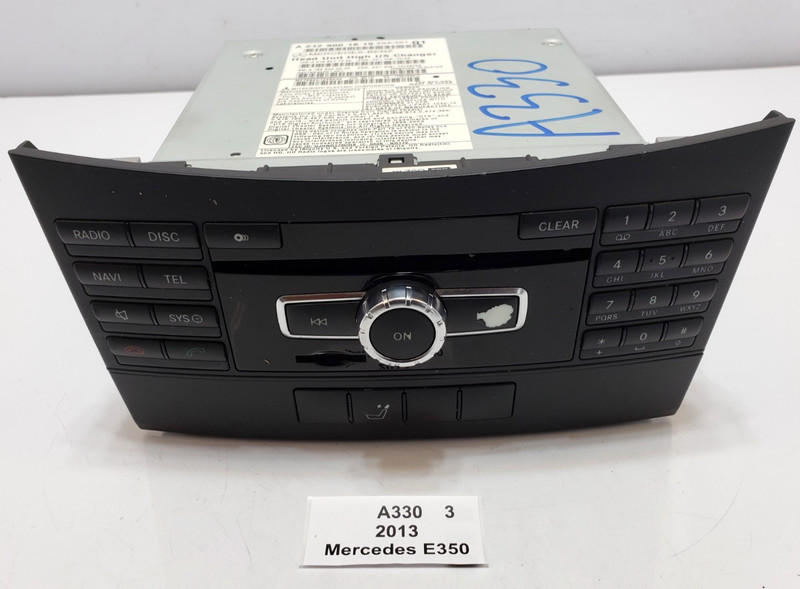 ✅ 10-13 OEM Mercedes W212 E350 Navigation Command Head CD Changer Radio NOTE*