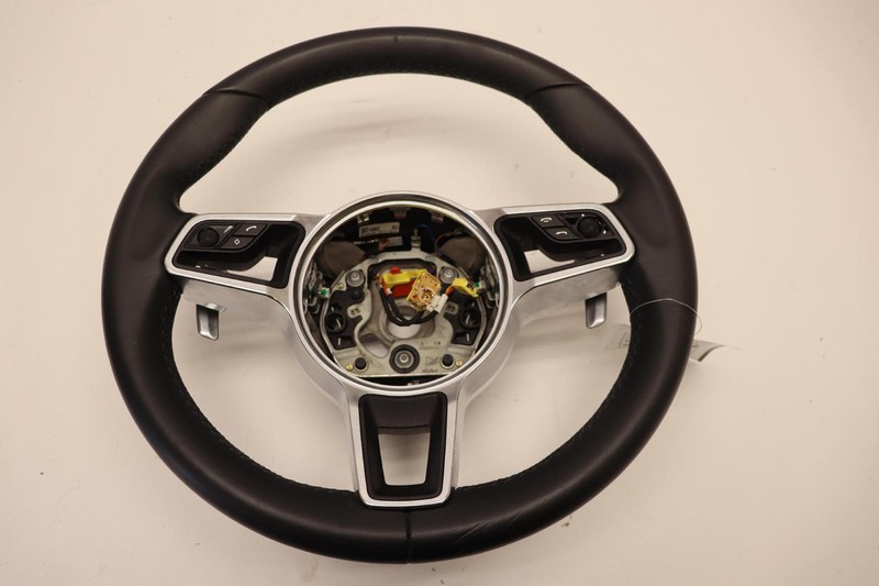 2015-2018 PORSCHE CAYENNE STEERING WHEEL MULTIFUNCTION SWITCH PADDLE SHIFT OEM