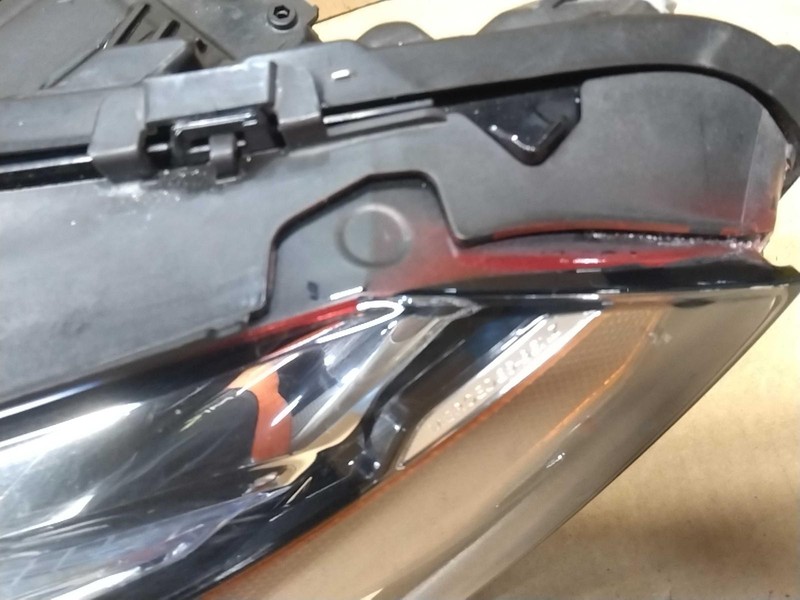 2022 Mercedes-Benz GLA-Class Left Headlight Assembly Red, Used, Scuffed Lens