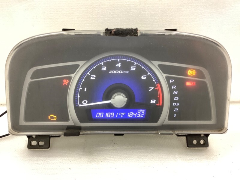 2006 Civic 2Dr LX AT Instrument Cluster Speedo Tacho Meter Gauges 1k OEM