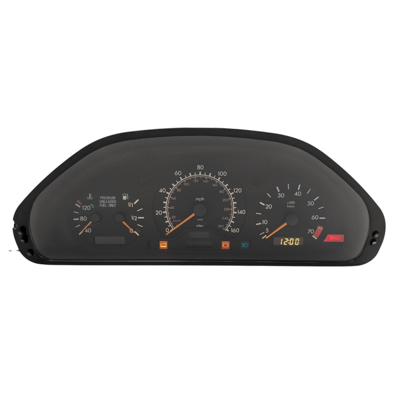 1998-1999 Mercedes C230 C280 Instrument Cluster Speedometer 87001320 OEM 217K
