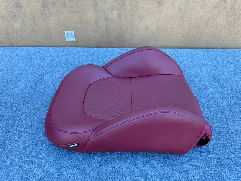 KIA STINGER 2018-2023 OEM FRONT RIGHT PASSENGER UPPER SEAT SKIN LEATHER (RED)