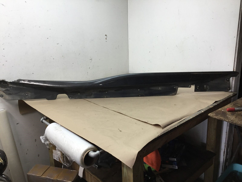 Chevrolet Corvette 2Lt 2014 Left Skirt Rocker Panel Molding Carbon 14-19 :M