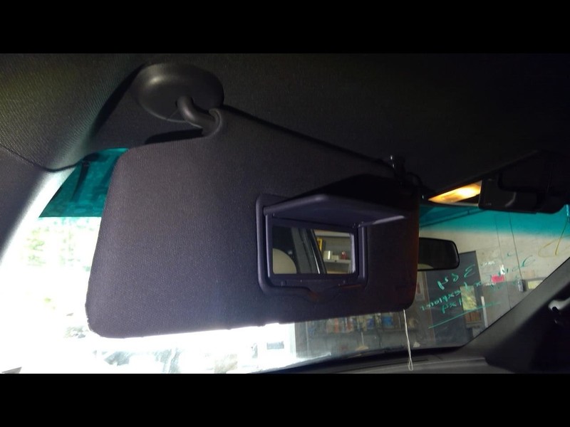 Driver Left Sun Visor Without Illumination Fits 11-15 EXPLORER 1661800