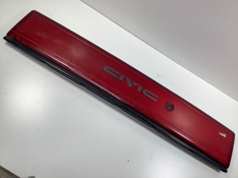 88-89 Civic 4Dr Rear Trunk Garnish Finish Panel Bezel Center Reflector Trim OEM*