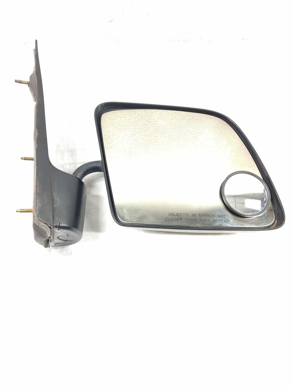 1998 Ford E150 VAN RH Passenger Manual Gooseneck Door Mirror Light Scratches