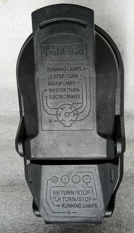 2017-2025 Ford F-150 and Super duty Trucks Rear Bumper Trailer Plug 4 Pin 7 Pin