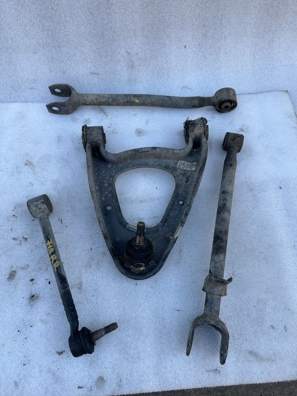 1995 1996 1997 LEXUS LS400 RIGHT REAR UPPER LOWER CONTROL ARMS 4 PIECES
