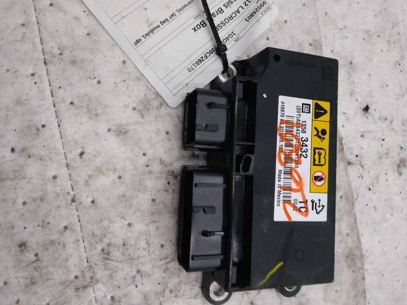 Used Air Bag Module fits: 2012 Buick Lacrosse Air Bag below center of dash w/o k