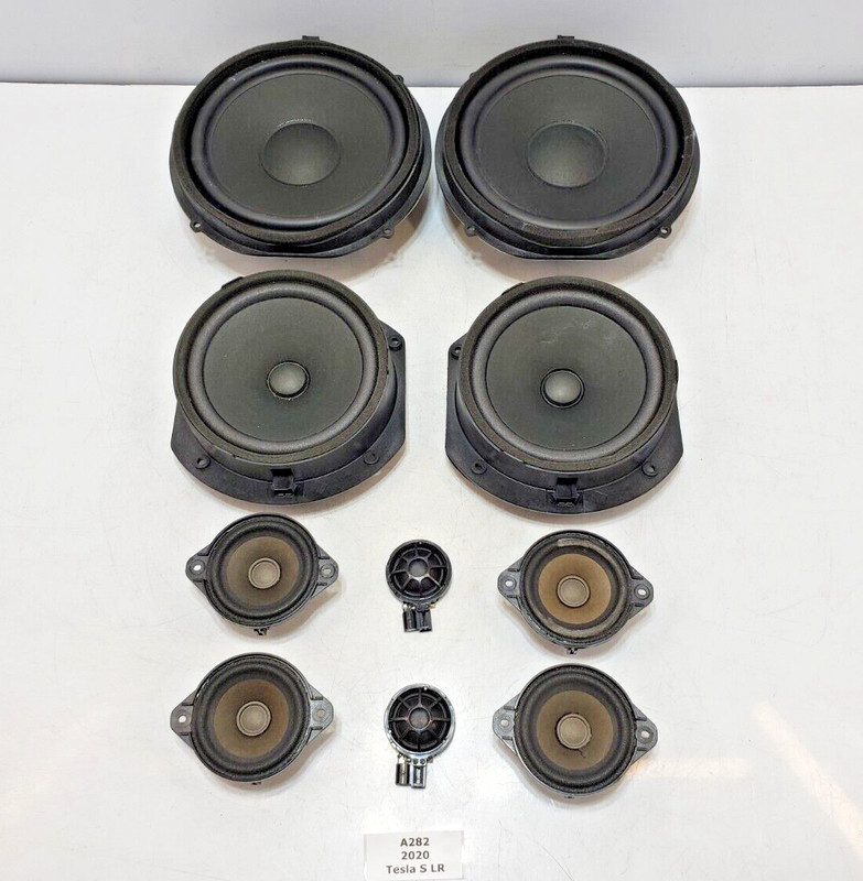 ✅ 16-20 OEM Tesla Model S Front Rear Driver Passenger Speaker Tweeter SET NOTE*