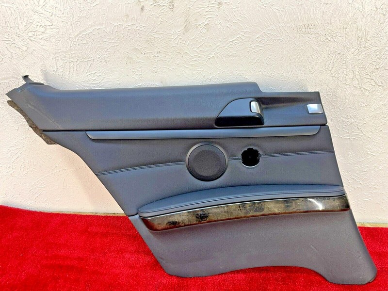 BMW E92 328 335 Coupe Rear Left Side Door Panel Card Cover with Wood Trim OEM ✅