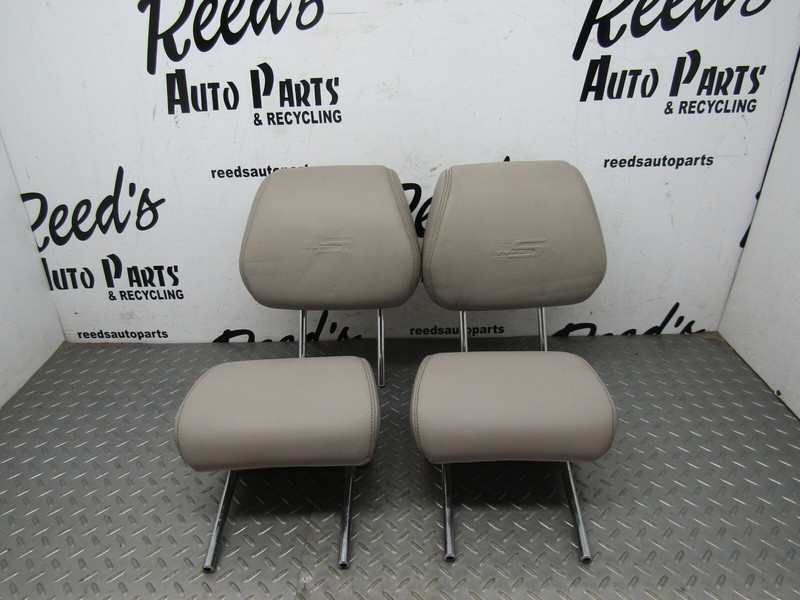 2007 2008 Acura TL Type S 3.5L Front & Rear Seat Headrest Head Rest Tan OEM