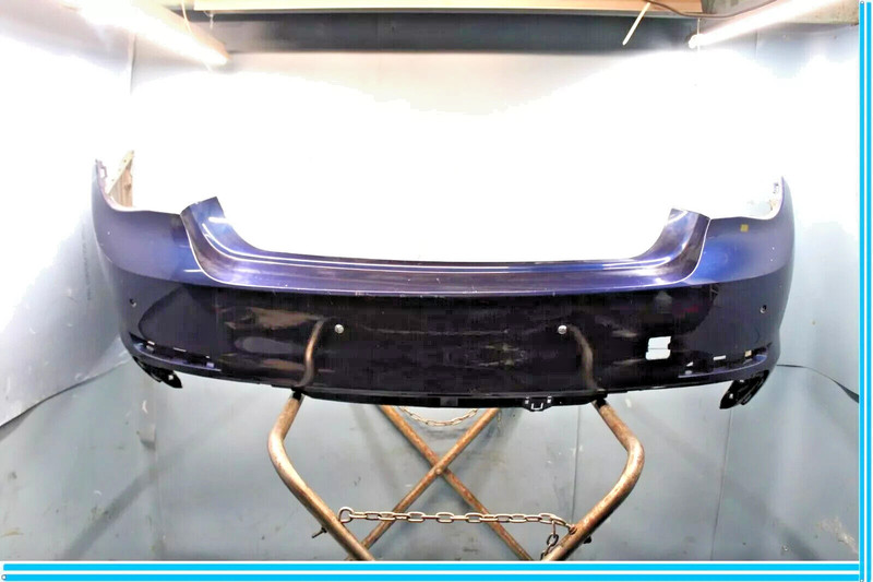 09-13 BMW F01 750Li Rear Bumper Cover W/ Parking Sensor Blue 51127183877 OEM