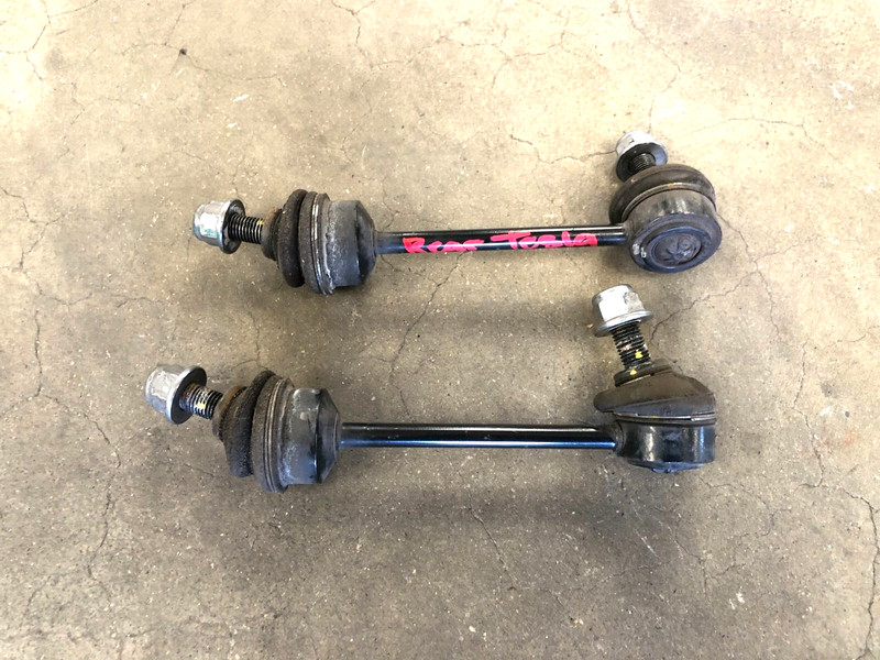 12-20 Tesla Model S Rear Sus Stabilizer Sway Anti Roll Bar End Link Set OEM BTP1