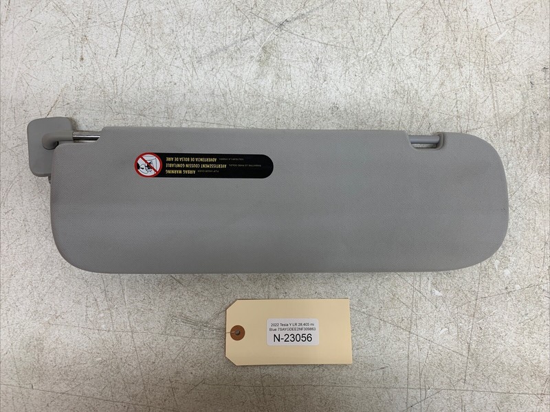 ⚡️Tesla Model Y Right Passenger Sun Visor 1490406-01-B 23056 B21
