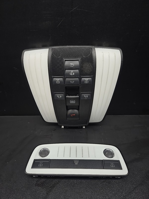 2010-16 Mercedes-Benz E350 Sport 4MATIC Roof Overhead Console FR w/ RR Dome Lamp