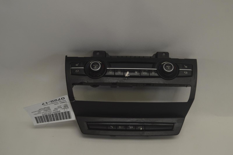 2010-2013 BMW X5M E70 DASH HVAC 4 ZONE HEATER CLIMATE TEMP CONTROL PANEL OEM