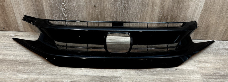 2016-2019 Honda Civic Front Upper Grille BLACK - OEM71121-TGG-A0XX-M1