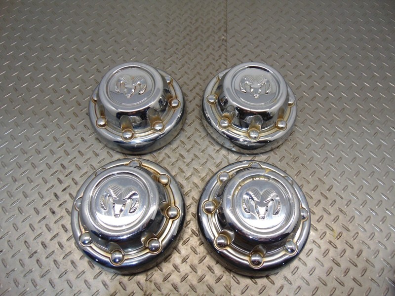 DODGE RAM / VAN 2500 OEM 16" STEEL WHEEL CHROME CENTER CAP SET OF 4