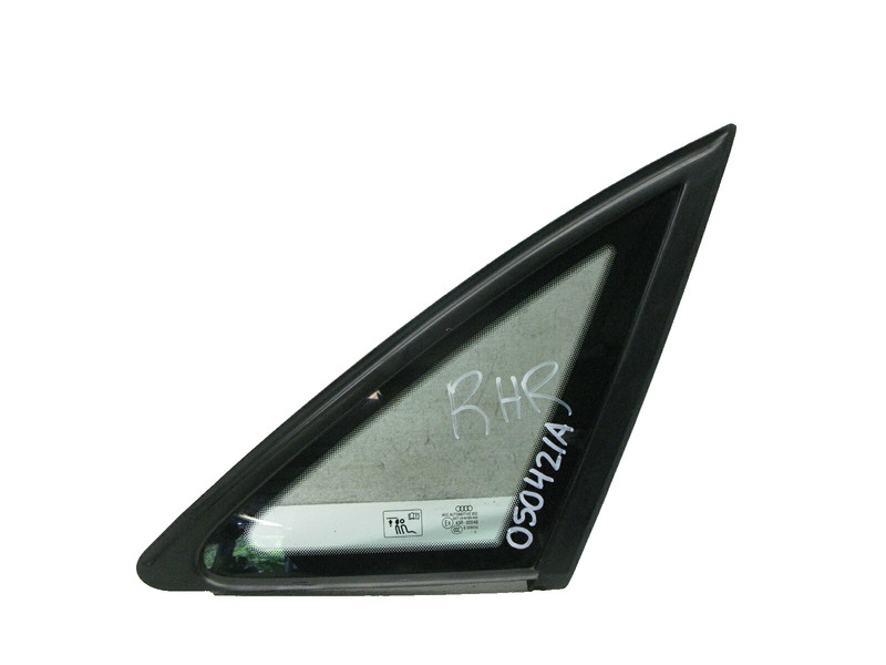 09-16 AUDI B8 A4 S4 RS4 SEDAN REAR RIGHT PASSENGER QUARTER WINDOW GLASS 050421A