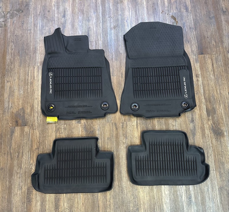 2016-23 LEXUS RC350 ALL WEATHER FLOOR MAT SET - OEM - PART # PT206-24161-XX