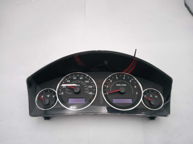 2007 Jeep Grand Cherokee Speedometer Gauge Red OEM 051723117AB Light Scratches