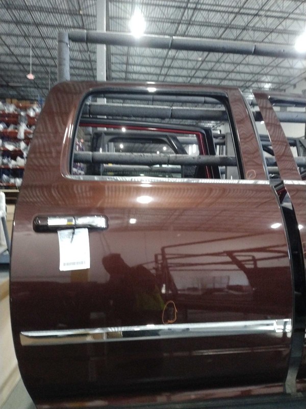 2015 RAM Dodge 1500 Pickup Rear Right Door Brown 528380 Used, Scratches