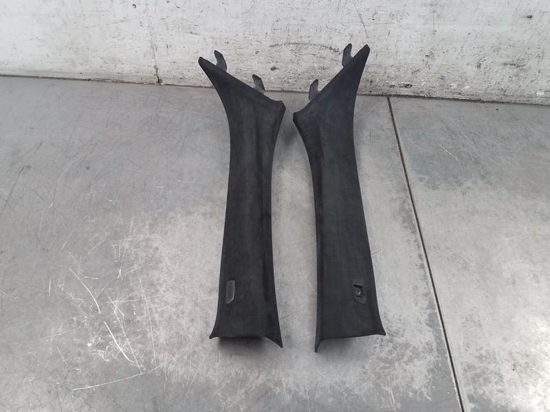 2019 BMW M5 F90 A Pillar Alcantara Trim Panels #7903 S1